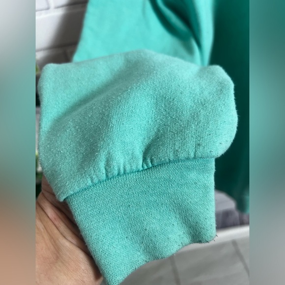 JERZEES women light green “gozo para el viaje”sweatshirt /size L - Picture 5 of 6